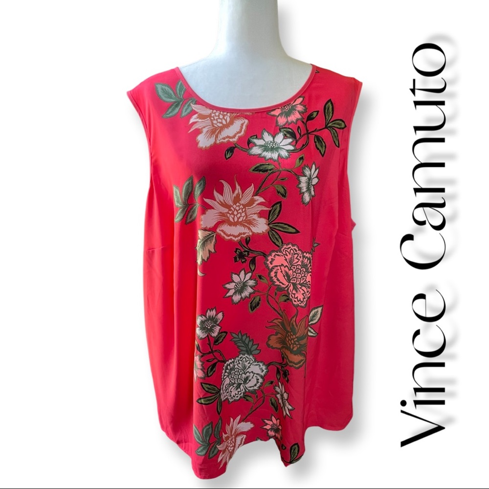 Vince Camuto Floral Tank Top